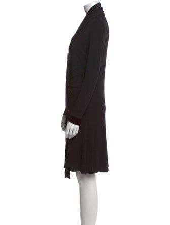 Giorgio Armani V-Neck Knee-Length Dress