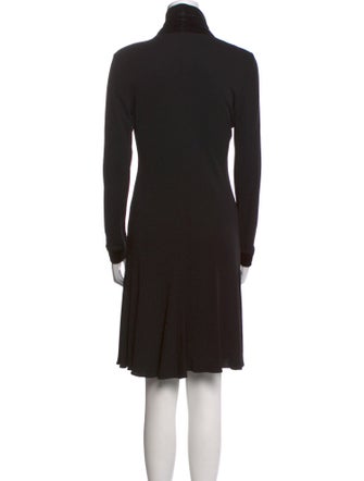 Giorgio Armani V-Neck Knee-Length Dress