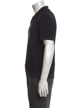 Giorgio Armani Crew Neck Short Sleeve Polo Shirt