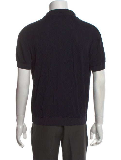 Giorgio Armani Crew Neck Short Sleeve Polo Shirt