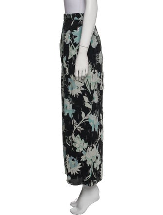 Giorgio Armani Silk Wide Leg Pants
