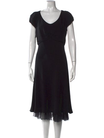 Giorgio Armani Silk Midi Length Dress