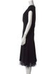 Giorgio Armani Silk Midi Length Dress