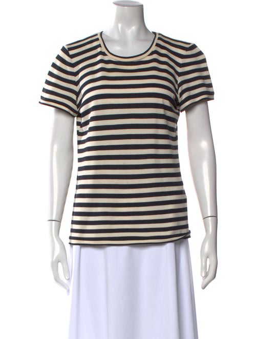 Giorgio Armani Silk Striped T-Shirt