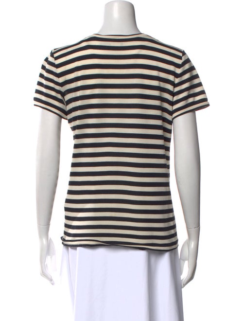 Giorgio Armani Silk Striped T-Shirt