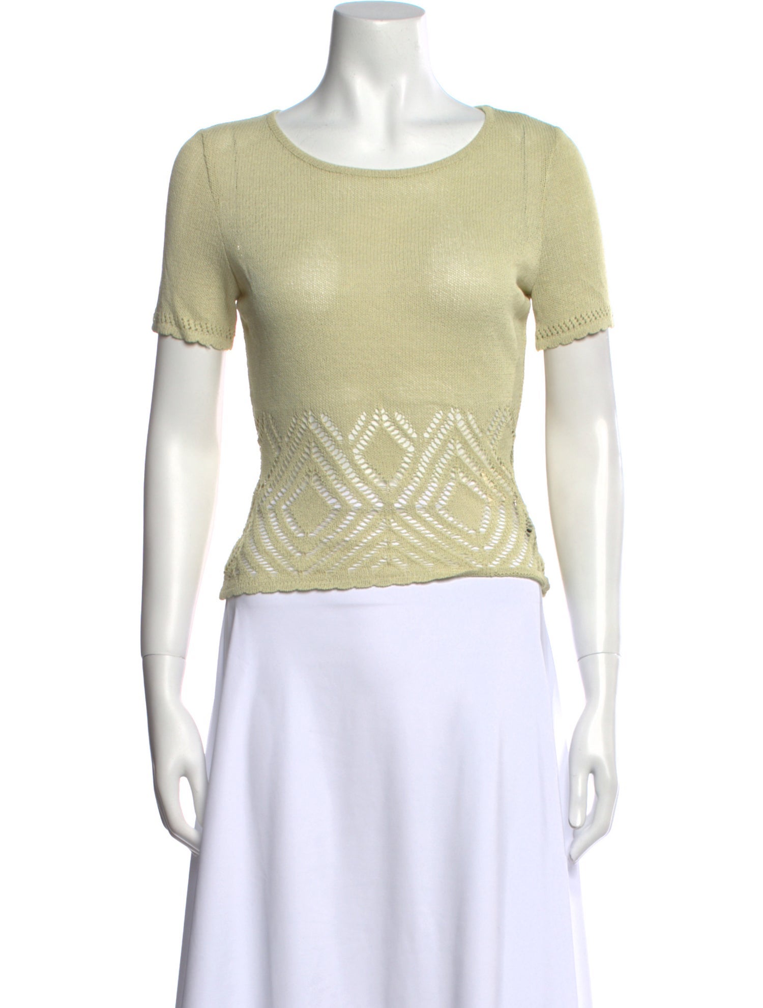 Giorgio Armani Scoop Neck Sweater w/ Tags