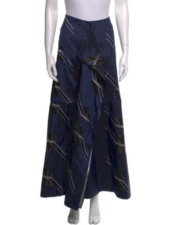 Giorgio Armani Silk Midi Length Skirt