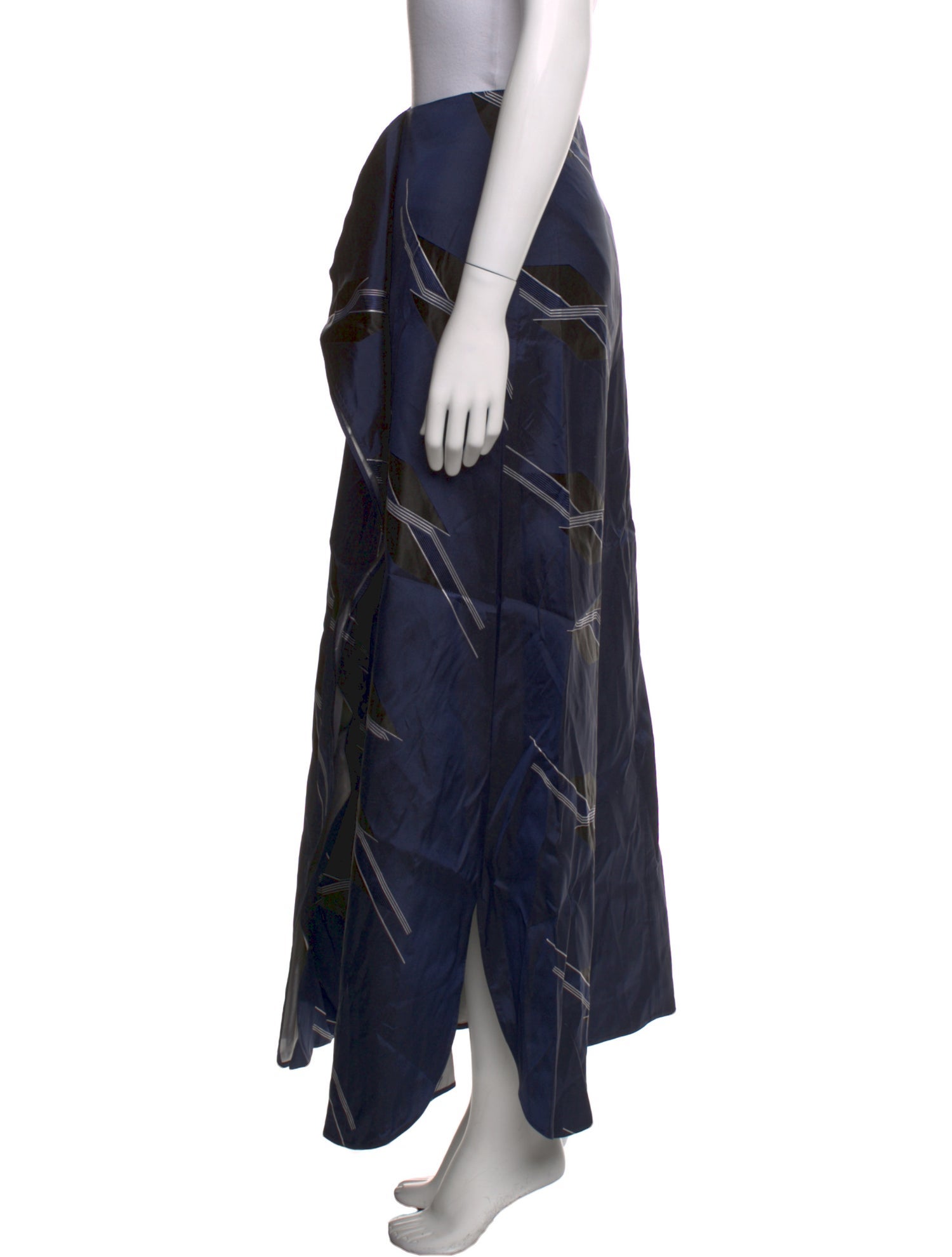 Giorgio Armani Silk Midi Length Skirt