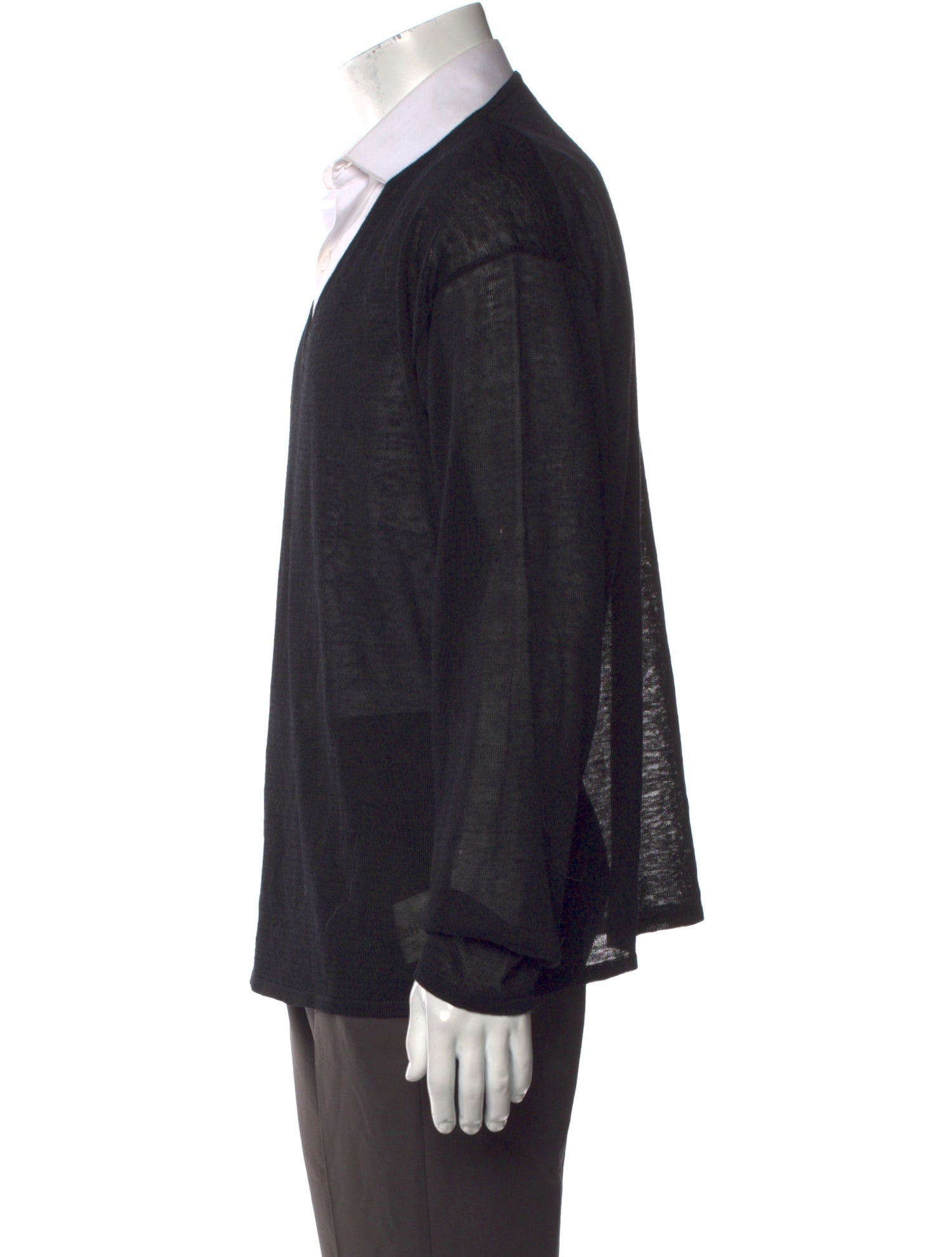 Giorgio Armani V-Neck Long Sleeve Cardigan