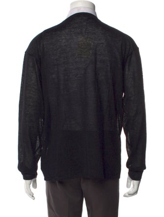 Giorgio Armani V-Neck Long Sleeve Cardigan