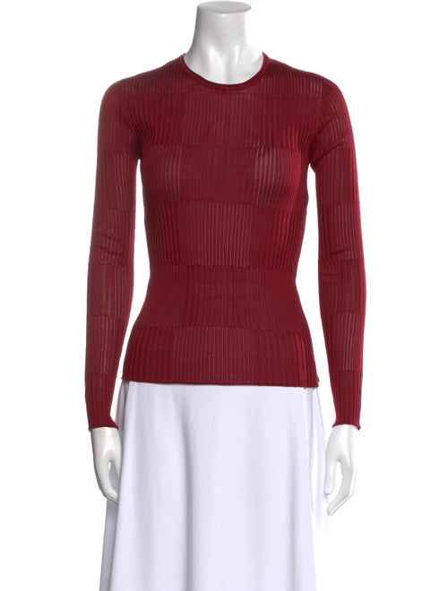 Giorgio Armani Crew Neck Long Sleeve Top
