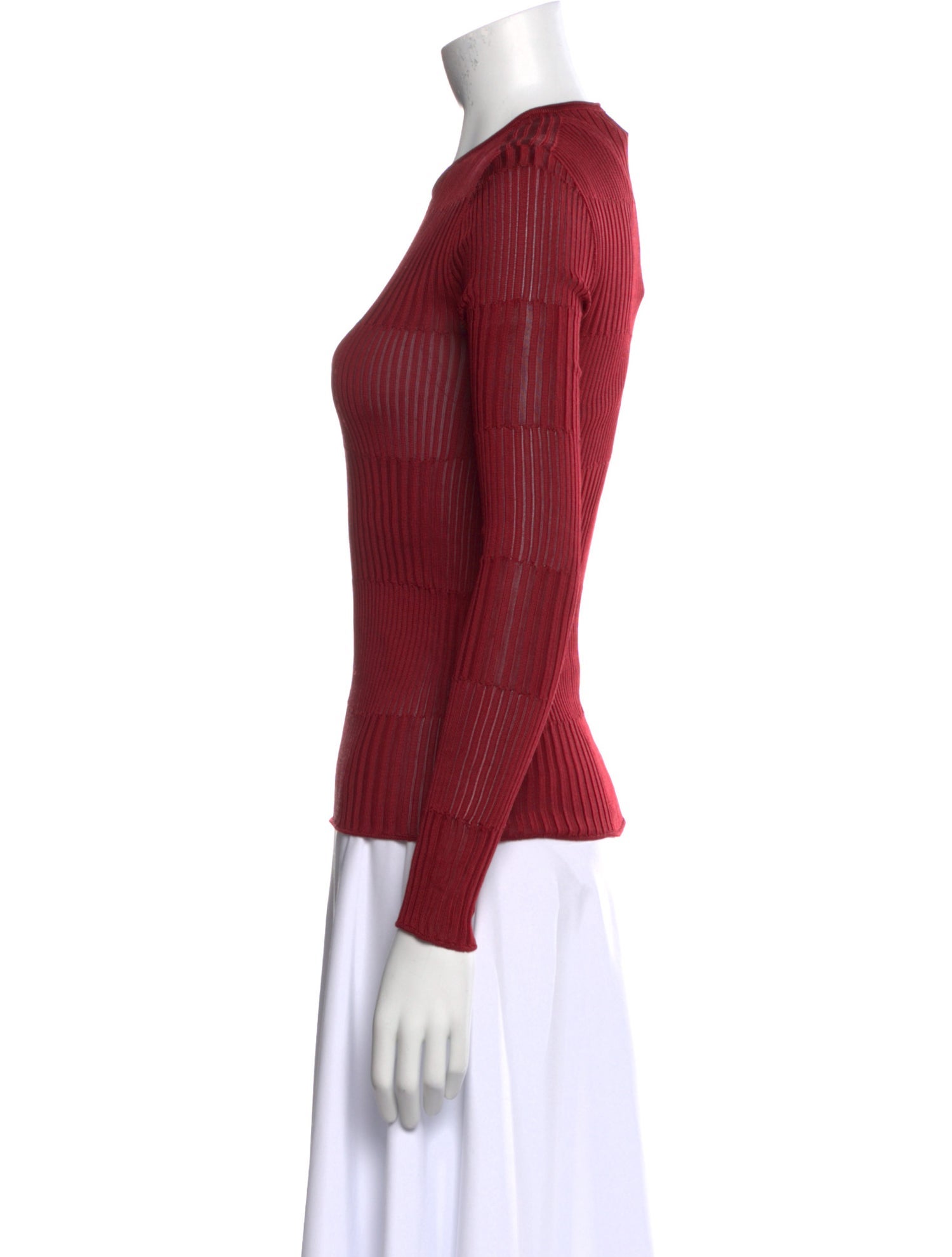 Giorgio Armani Crew Neck Long Sleeve Top