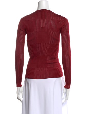 Giorgio Armani Crew Neck Long Sleeve Top