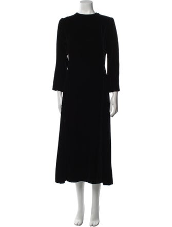 Giorgio Armani Crew Neck Long Dress
