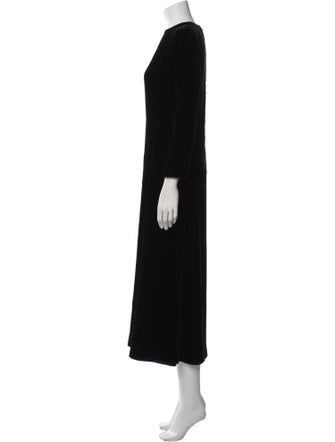 Giorgio Armani Crew Neck Long Dress