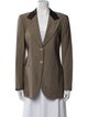 Giorgio Armani Wool Printed Blazer