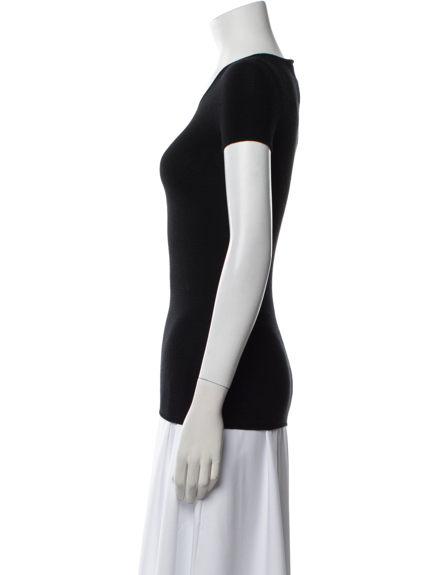 Giorgio Armani Wool Scoop Neck T-Shirt w/ Tags