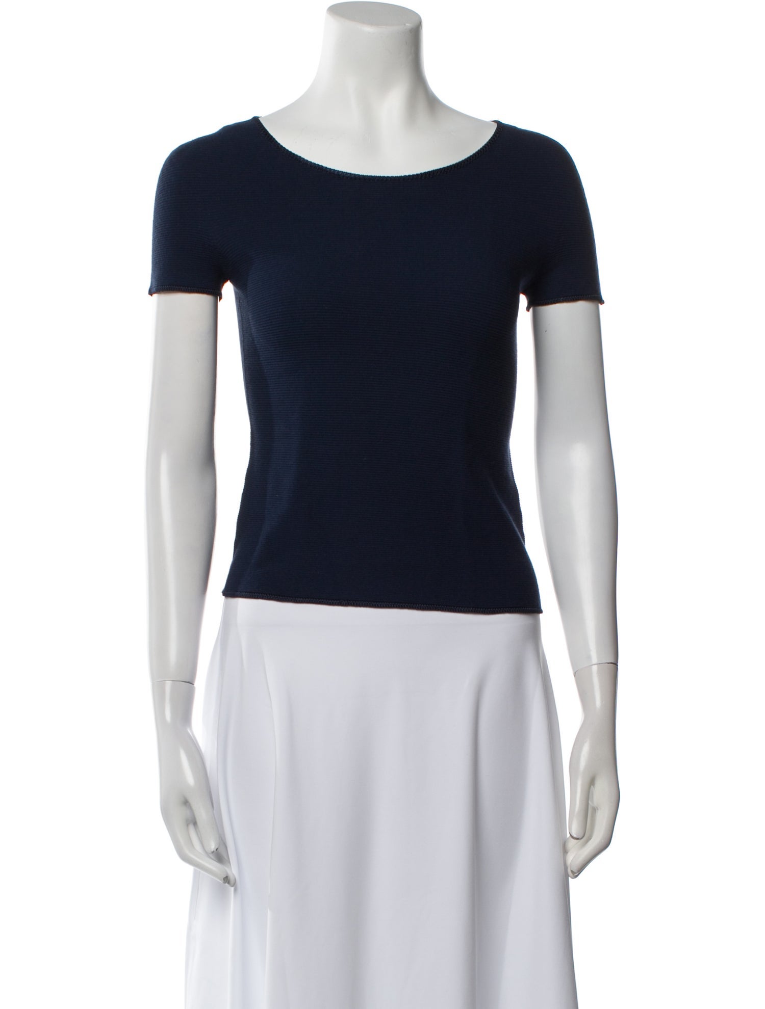 Giorgio Armani Scoop Neck Short Sleeve T-Shirt