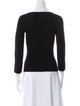 Giorgio Armani Bateau Neckline Three-Quarter Sleeve Top