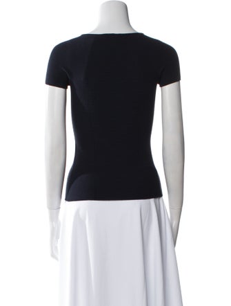 Giorgio Armani Scoop Neck Short Sleeve T-Shirt