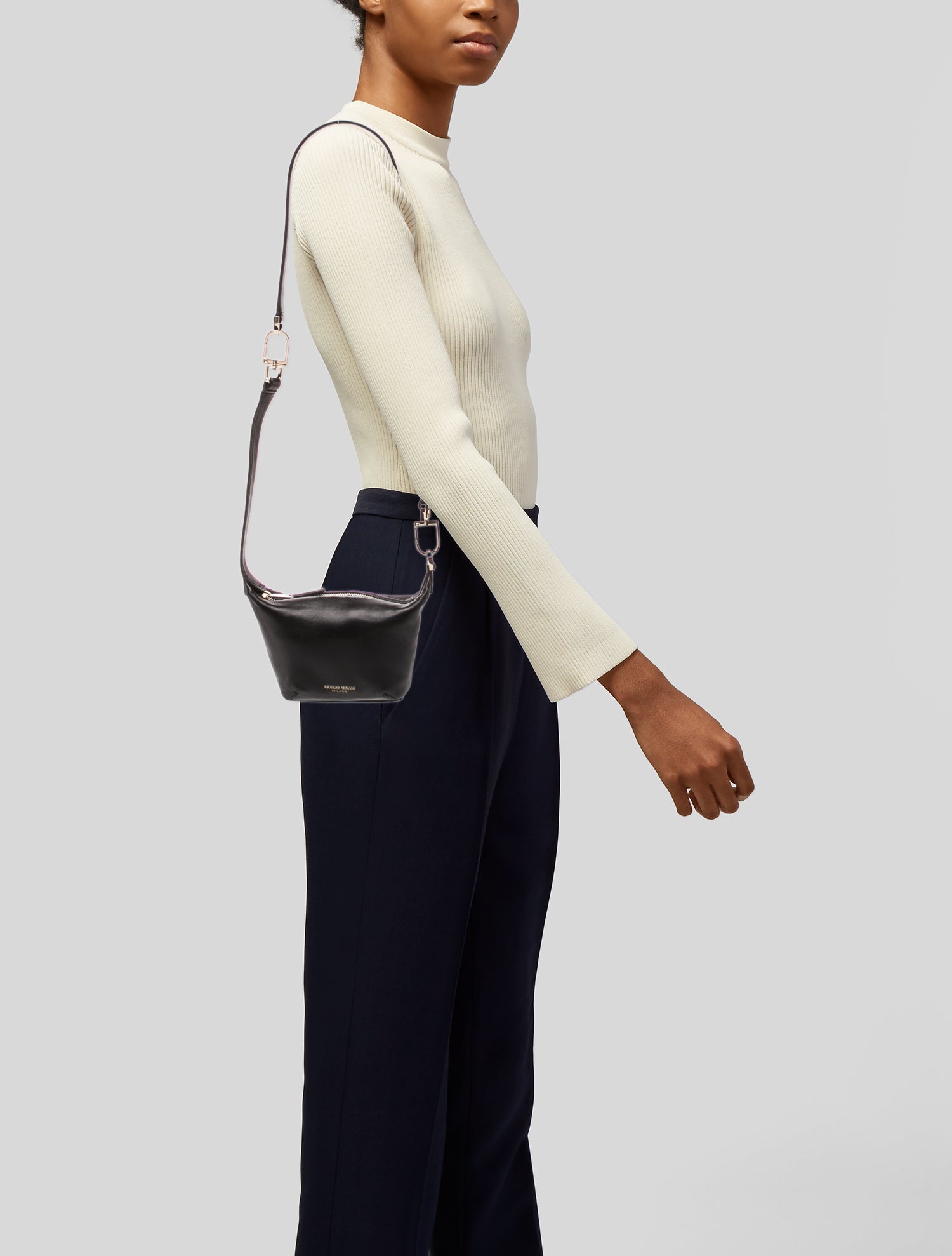 Giorgio Armani Leather Hobo w/ Tags