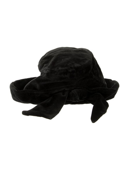 Giorgio Armani Velvet Bow Hat