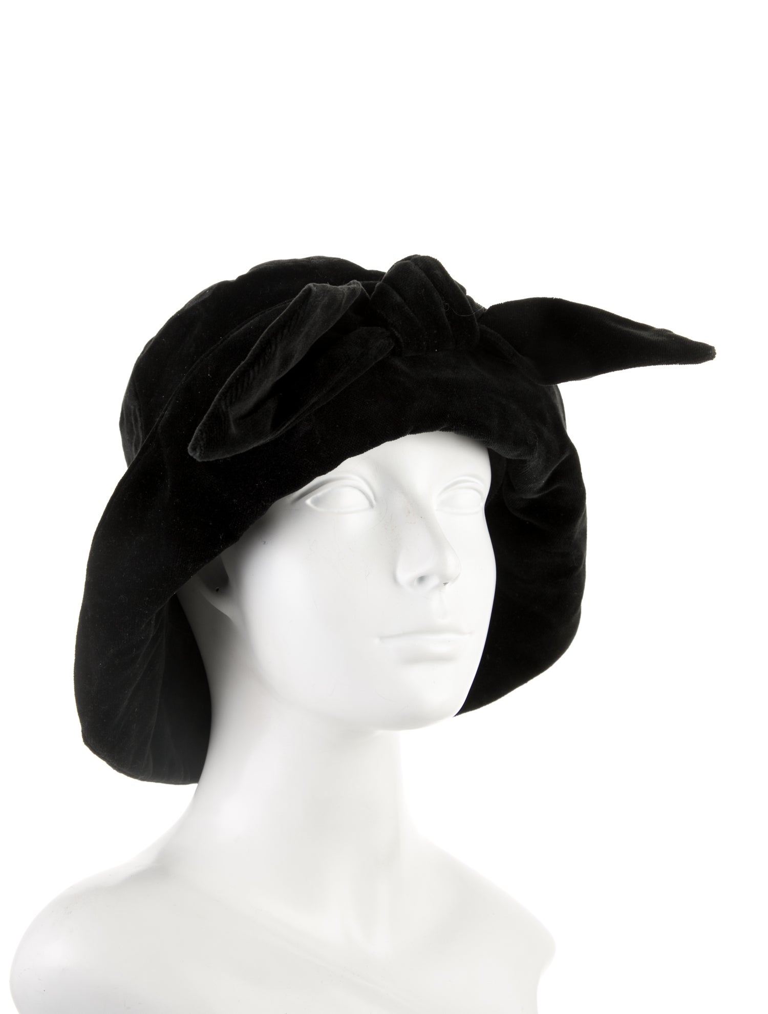 Giorgio Armani Velvet Bow Hat