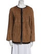 Giorgio Armani Lamb Leather Fur Jacket