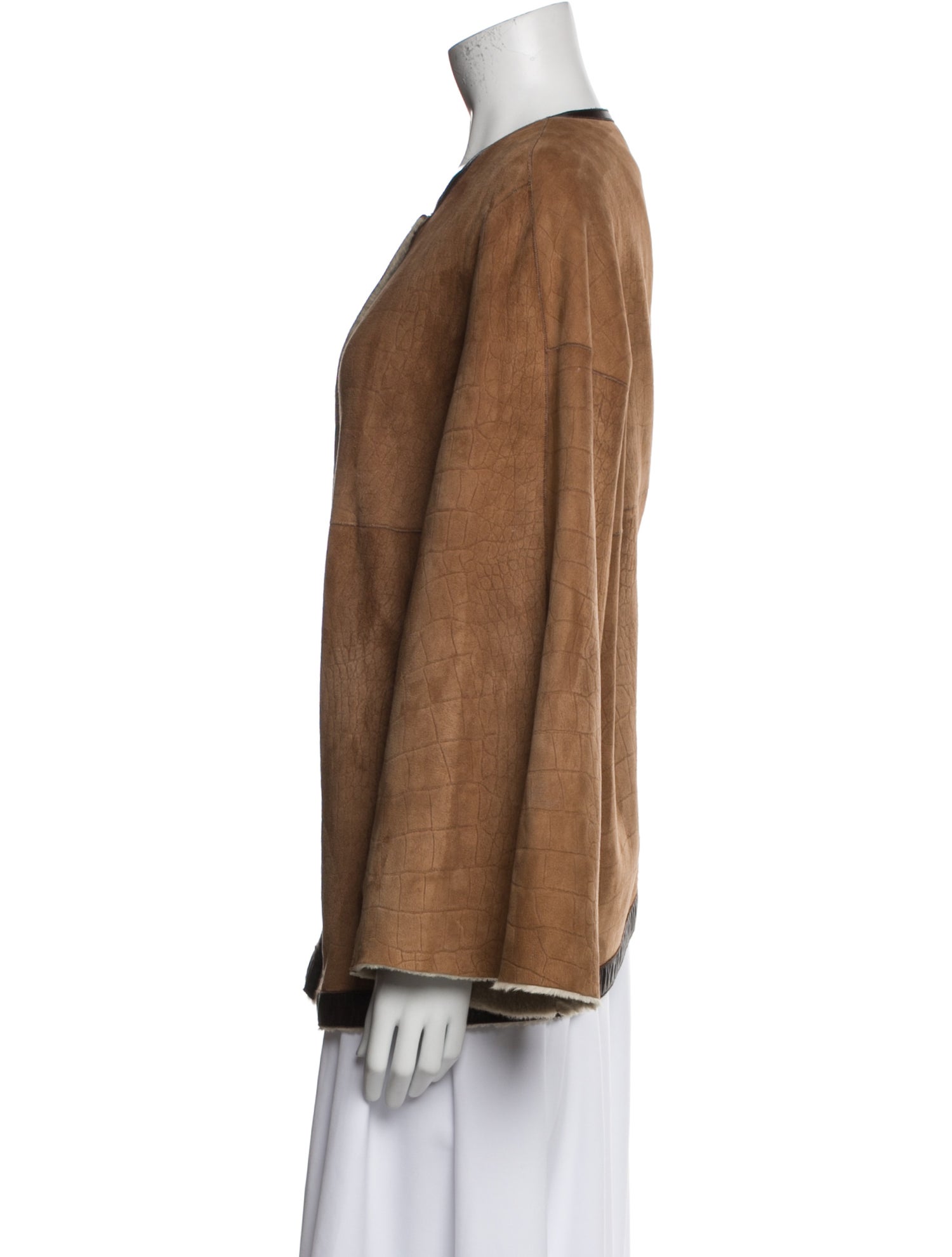 Giorgio Armani Lamb Leather Fur Jacket