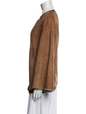 Giorgio Armani Lamb Leather Fur Jacket