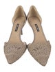 Giorgio Armani Leather Printed D'Orsay Pumps