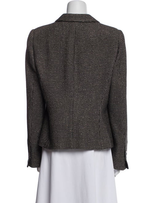 Giorgio Armani Plaid Print Blazer