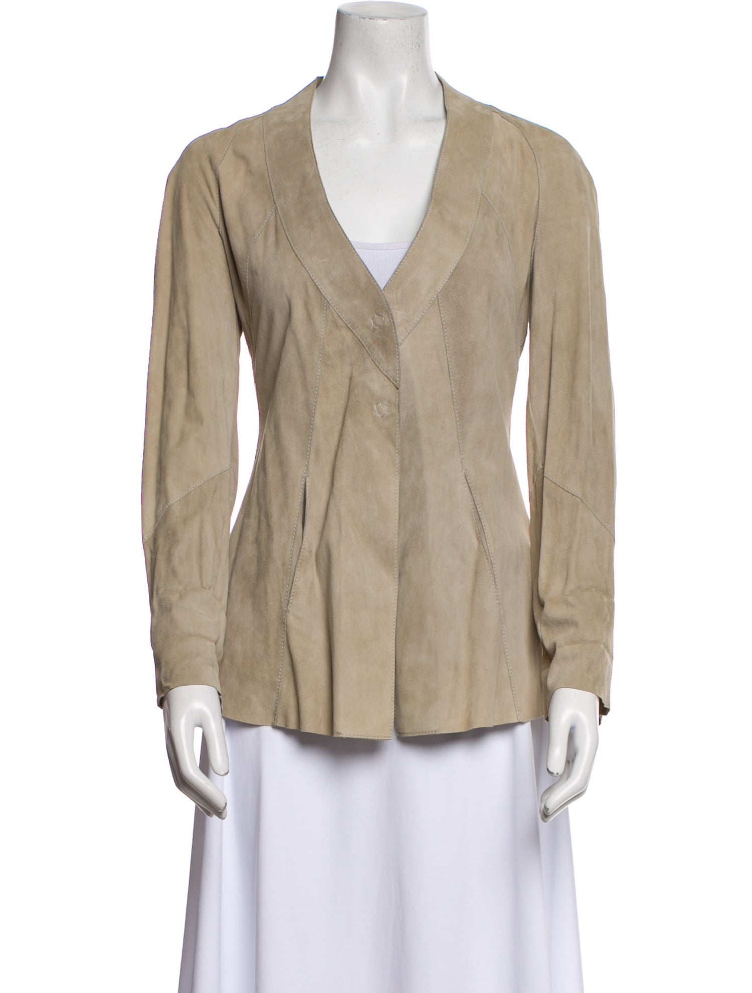 Giorgio Armani Lamb Leather Blazer