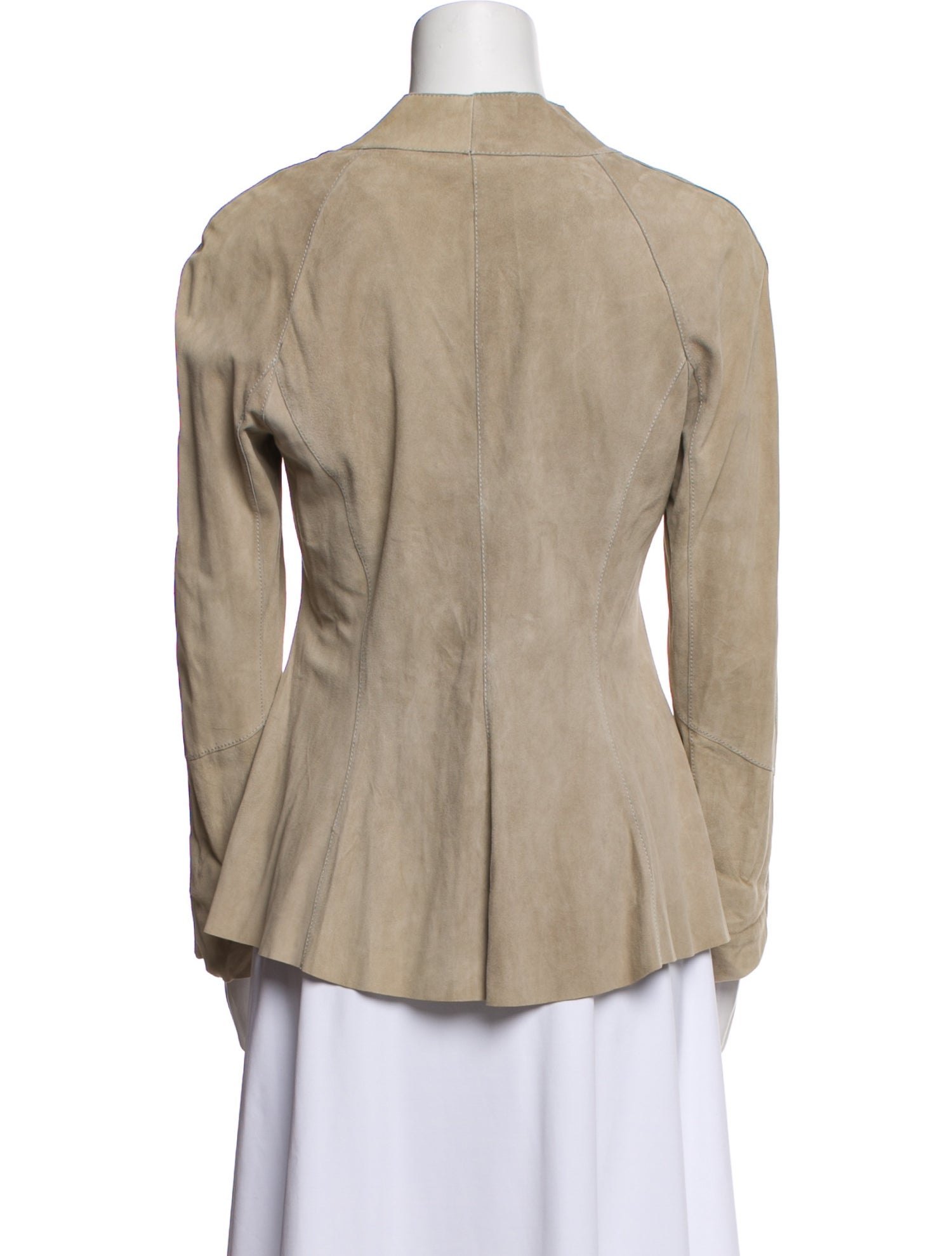 Giorgio Armani Lamb Leather Blazer