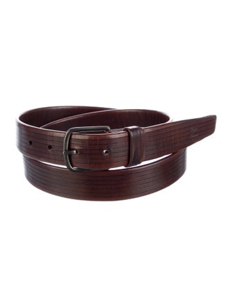 Giorgio Armani Skinny Leather Belt
