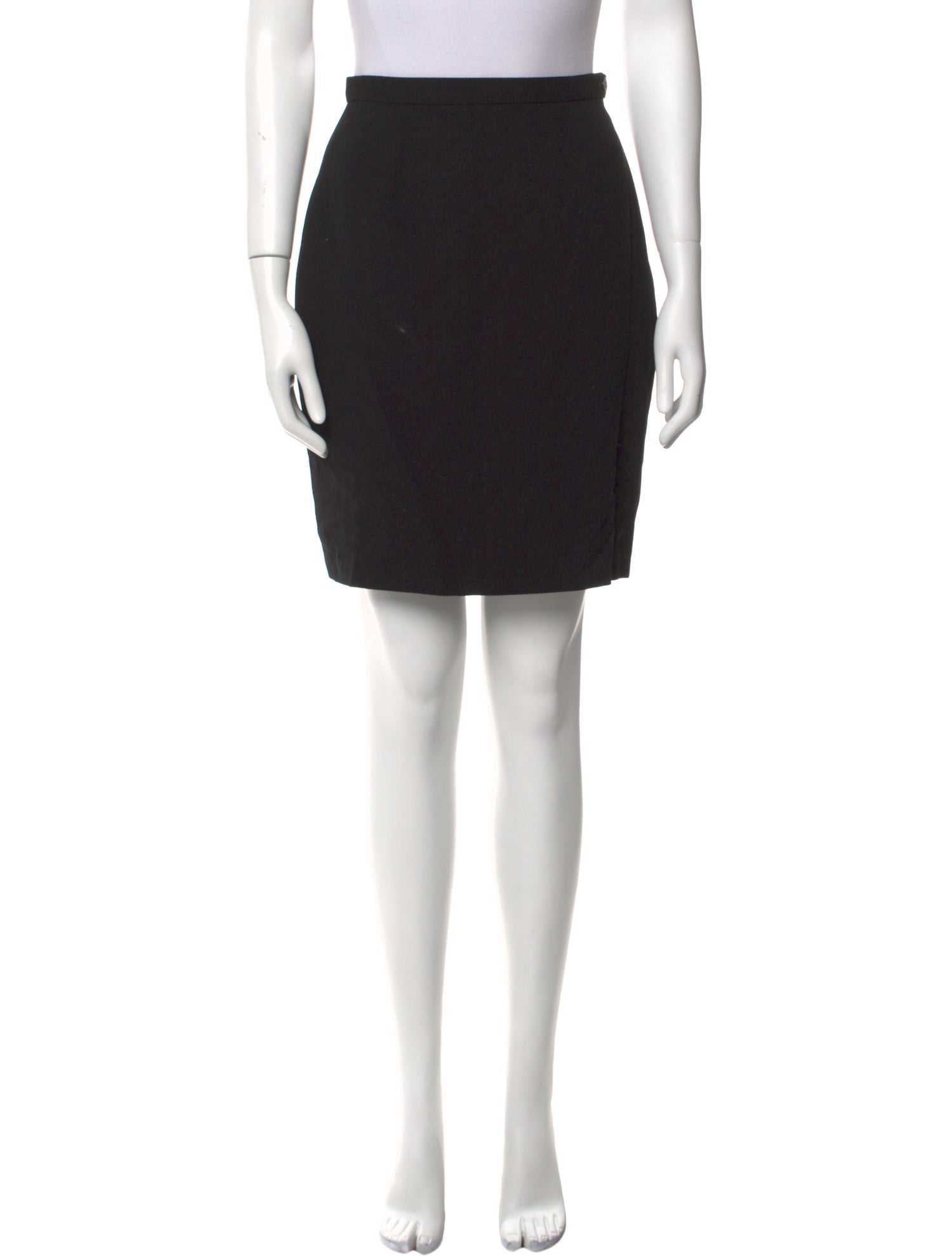 Giorgio Armani Pleated Accents Knee-Length Skirt