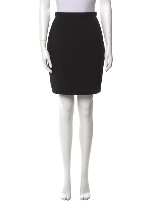 Giorgio Armani Pleated Accents Knee-Length Skirt