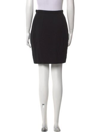 Giorgio Armani Pleated Accents Knee-Length Skirt