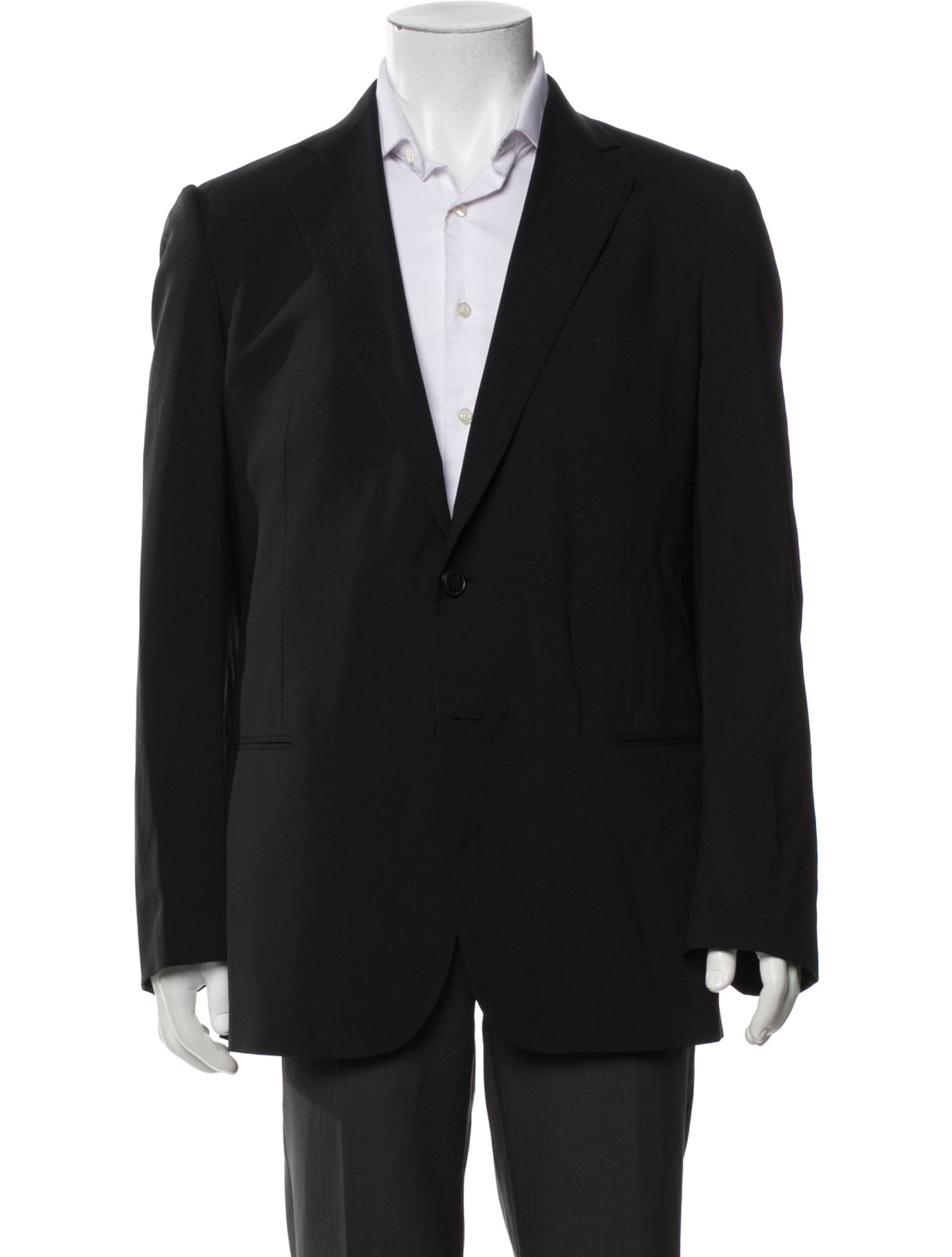 Giorgio Armani Virgin Wool Two-Piece Blazer