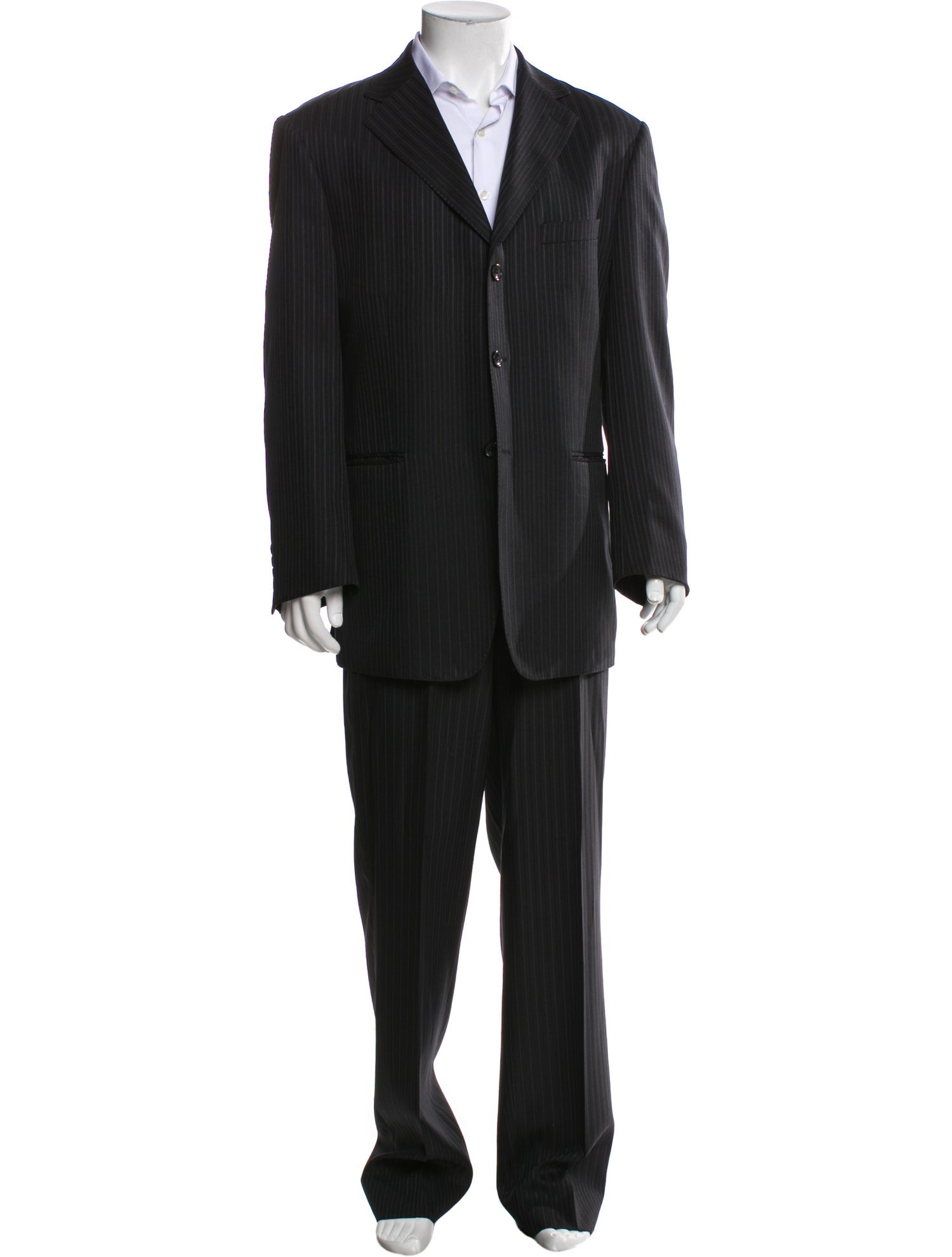 Giorgio Armani Wool Striped Two-Piece Suit