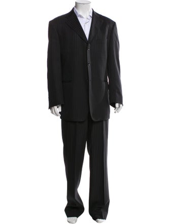 Giorgio Armani Wool Striped Two-Piece Suit
