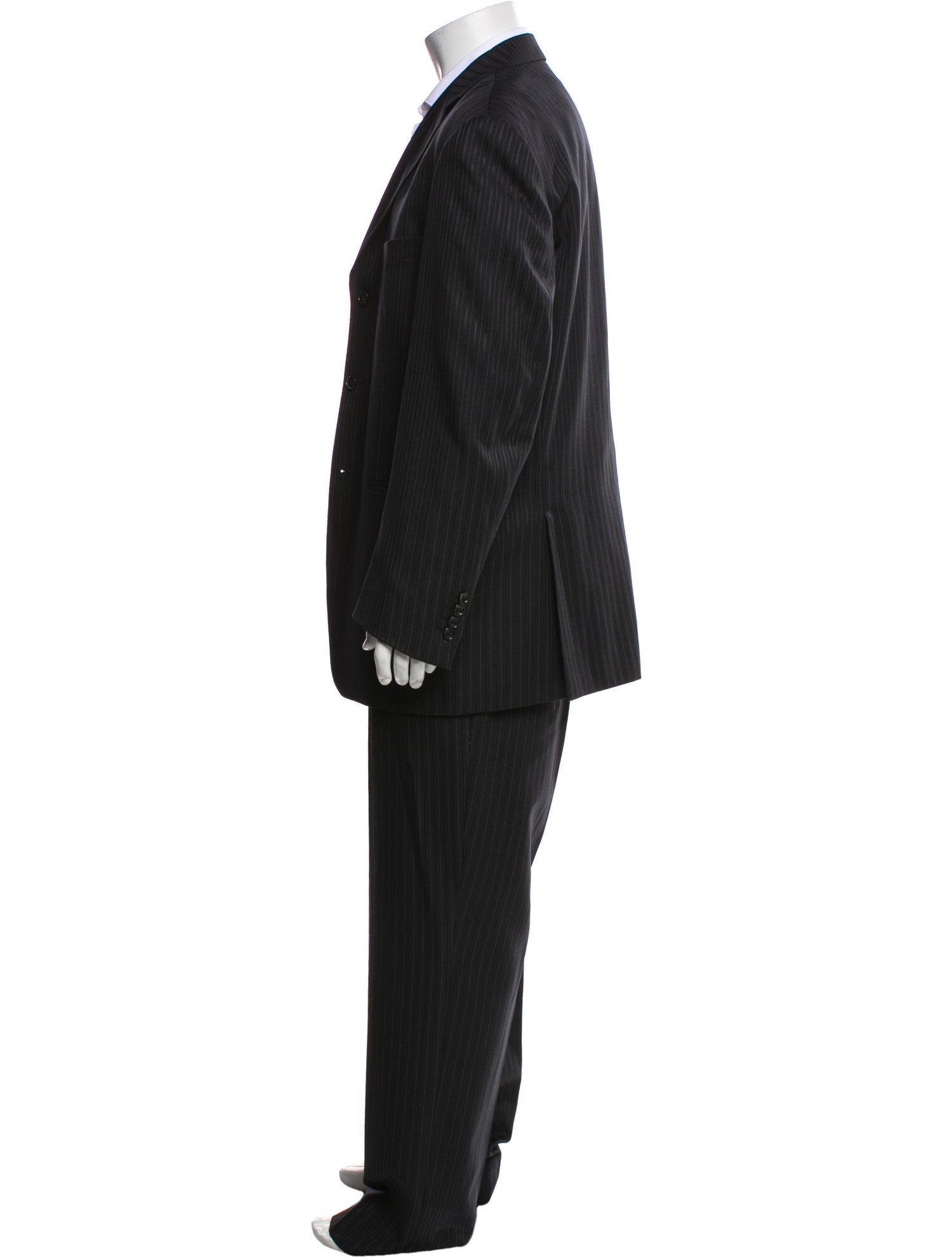 Giorgio Armani Wool Striped Two-Piece Suit