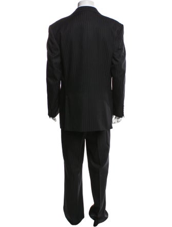 Giorgio Armani Wool Striped Two-Piece Suit