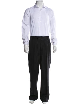 Giorgio Armani Wool Striped Two-Piece Suit