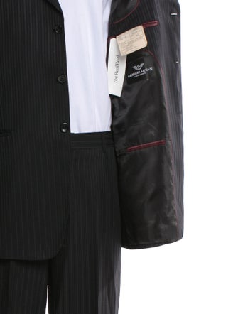 Giorgio Armani Wool Striped Two-Piece Suit