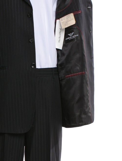 Giorgio Armani Wool Striped Two-Piece Suit