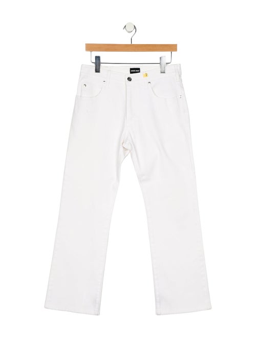Giorgio Armani Mid-Rise Straight Leg Jeans
