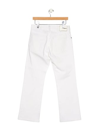 Giorgio Armani Mid-Rise Straight Leg Jeans