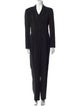 Giorgio Armani Silk V-Neck Jumpsuit
