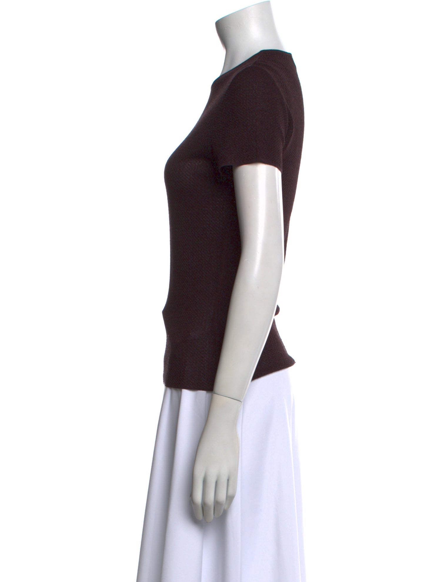 Giorgio Armani Silk Crew Neck T-Shirt